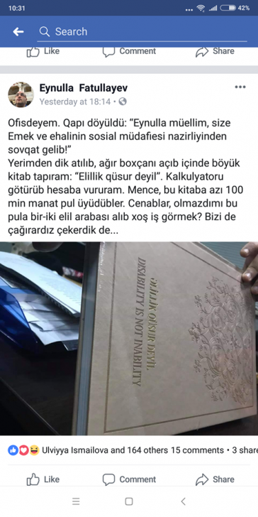 "Buna ən azı 100 min üyüdüblər"- Eynulla Fətullayev Sahil Babayevi rüsvay etdi