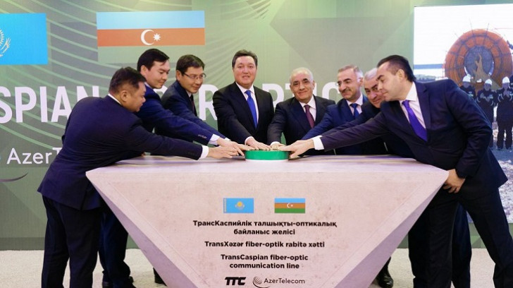 AzerTelecom şirkətinin iştirakı ilə TransCaspian Fiber Optic layihəsi üzrə Qazaxıstanda tədbir keçirilib