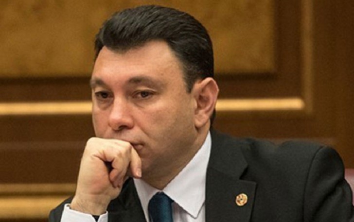Ermənistan parlamentinin keçmiş vitse-spikeri həbs edildi