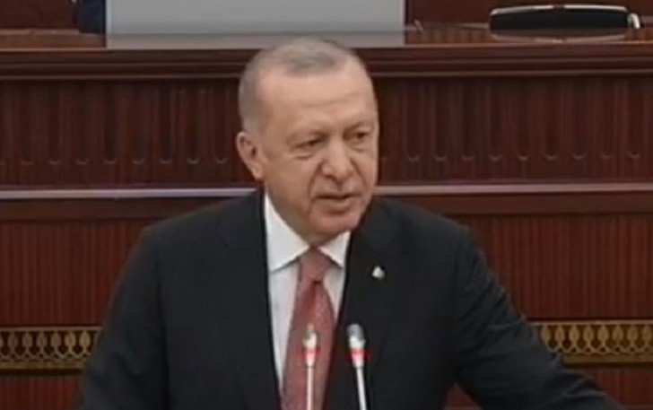 Ərdoğan Milli Məclisdə -