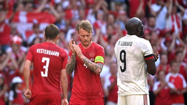 Danimarka - Belçika oyunu 10-cu dəqiqədə dayandırldı