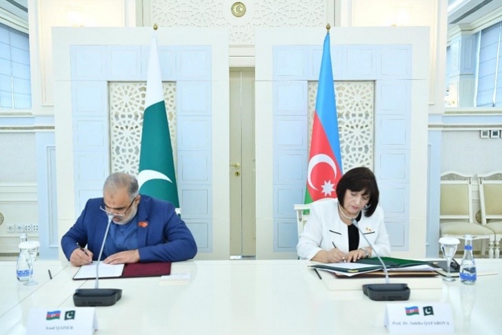 Azərbaycan və Pakistan parlamentləri arasında Anlaşma Memorandumu imzalanıb