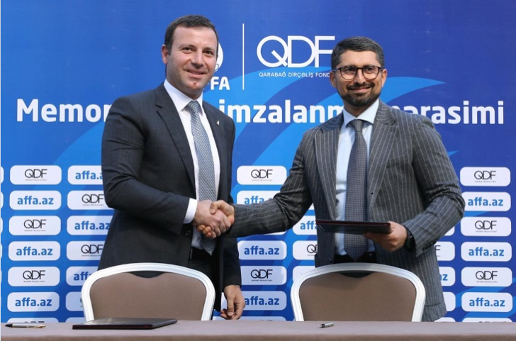 Qarabağ Dirçəliş Fondu və AFFA arasında Memorandum imzalanıb