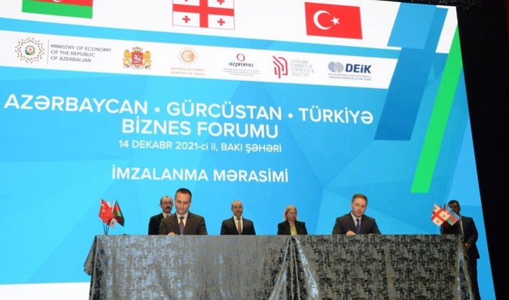 Azərbaycan, Gürcüstan və Türkiyə arasında beş sənəd imzalanıb
