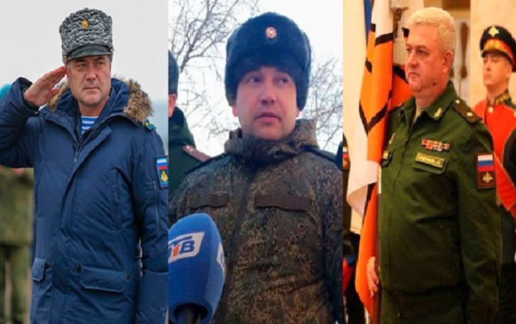 Ukraynada öldürülən rus generallarının