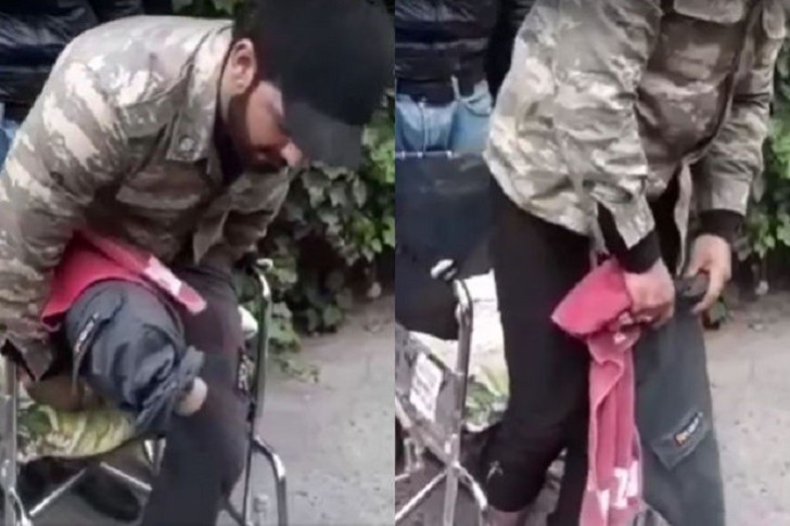 Bakıda hərbi formada dilənçilik edənə bu cəza verildi