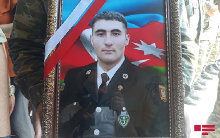 Şəhid Tahir Əliyev Ağstafada dəfn edildi -