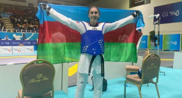 Azərbaycan taekvondoçusu qızıl medal qazandı