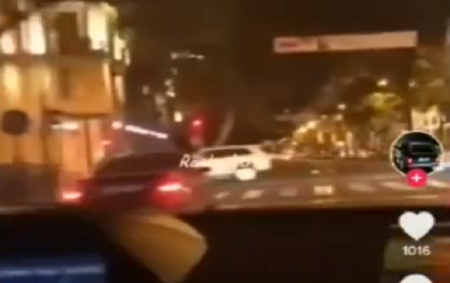 Bakının mərkəzində avtoxuliqanlıq edib paylaşdı, cəzalandırıldı - Video