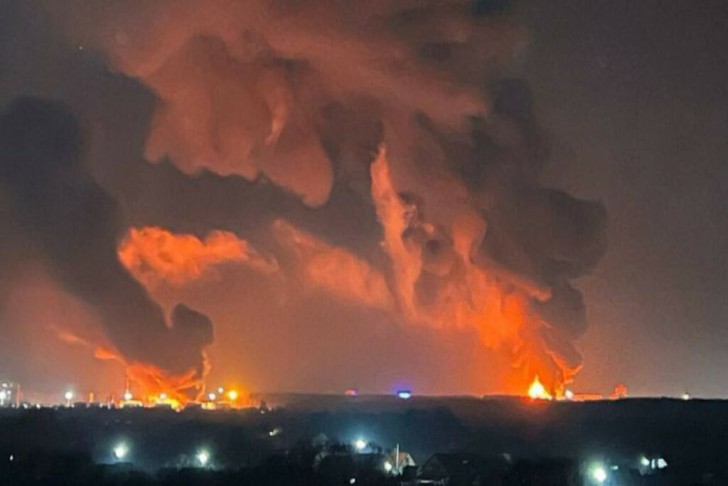 Ukrayna Rusiyanın Belqorod vilayətindəki neft bazasını vurub