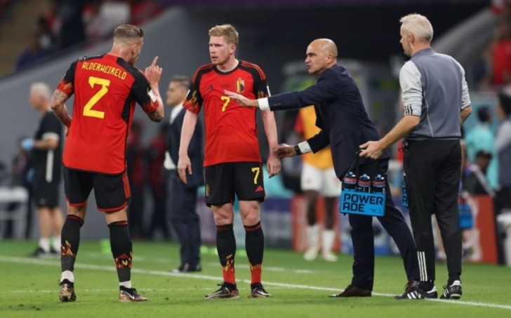 DÇ-2022: Belçika millisinin futbolçuları arasında insident baş verib