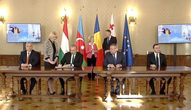 Azərbaycan, Gürcüstan, Rumıniya və Macarıstan “yaşıl enerji” üzrə Saziş imzalayıb