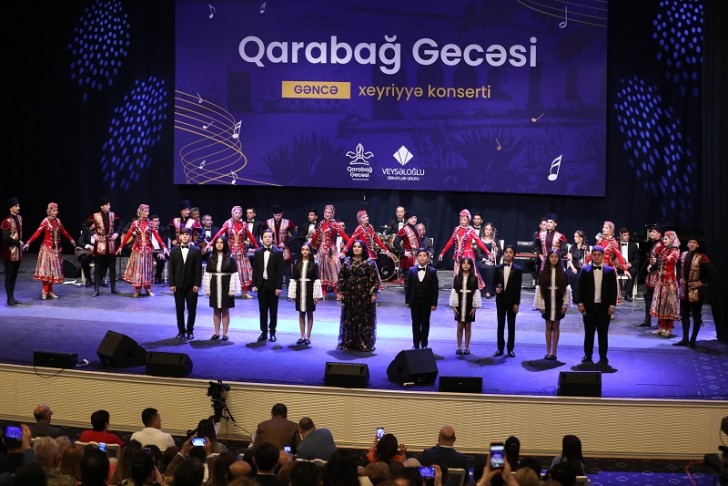Gəncədə “Qarabağ gecəsi” adlı xeyriyyə konserti keçirilib -