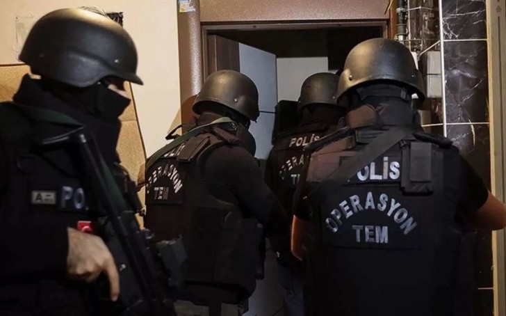 Türkiyənin 15 əyalətində antiterror əməliyyatı: 37 nəfər saxlanılıb, 2 nəfər məhv edilib