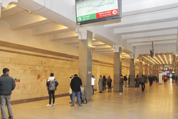 Bakı metrosunda sərnişin sayı əsaslı şəkildə artıb