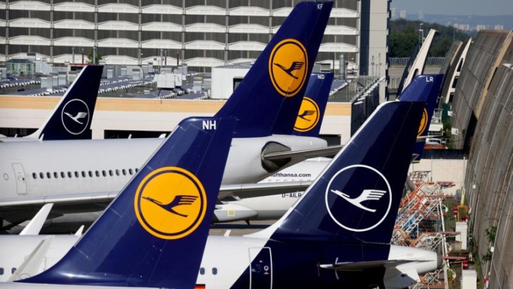 "Lufthansa" uçuşların 80 faizini ləğv edib