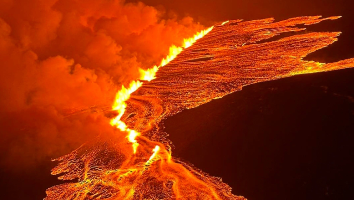 İslandiyada vulkan püskürməsi baş verib