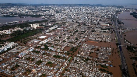 Braziliyada daşqın nəticəsində ölənlərin sayı 169-a yüksəlib