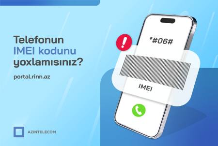 Azərbaycanda bloklanmış IMEI kodlarla 1 005 737 dəfə şəbəkəyə qoşulma cəhdi olub