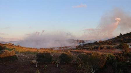 İsrailin bombardmanları nəticəsində Livanın cənub bölgələrində yanğın baş verib