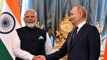 Putin və Modi Moskvada görüşüb