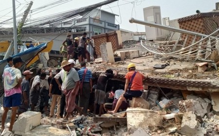 Myanmada zəlzələ nəticəsində ölənlərin sayı 3800-ə çatıb