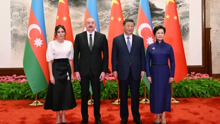Çinin Sədri adından İlham Əliyevin şərəfinə rəsmi ziyafət verildi