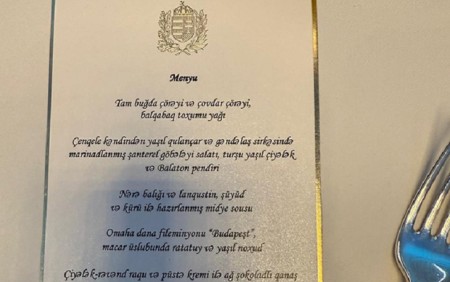 Macarıstanda prezidentlərə təqdim olunan yemək menyusu yayıldı -