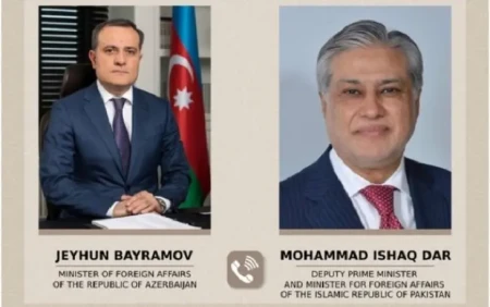 Ceyhun Bayramovla İshaq Dar telefonla danışıblar