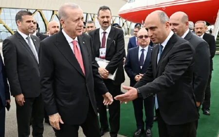 Ərdoğan Xankəndidə ECO Zirvə görüşünə gəldi -