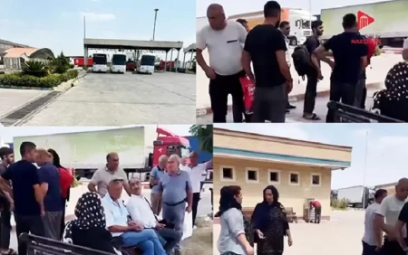 Bakı-Naxçıvan avtobusları İranda saxlanıldı –