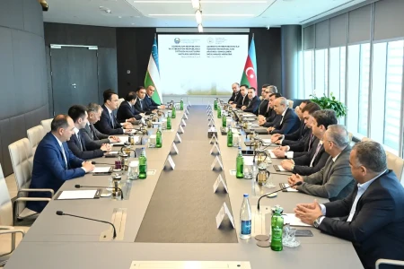 Mikayıl Cabbarov Özbəkistanın investisiya, sənaye və ticarət naziri ilə görüşüb
