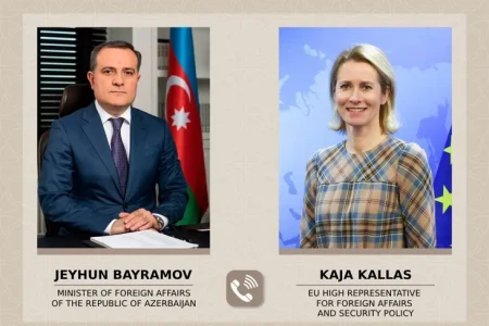 Ceyhun Bayramov və Kaya Kallas arasında telefon danışığı olub