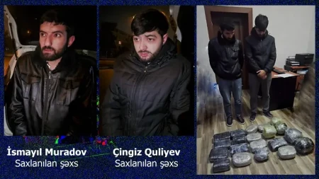 Paytaxt sakinlərindən 21 kq narkotik vasitə götürüldü