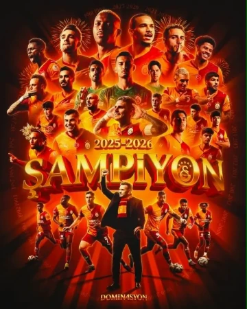 Qalatasaray 26-cı dəfə Türkiyə çempionu oldu