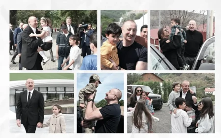 Prezident uşaqları təbrik etdi