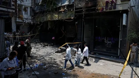 Hindistanda otel restoranında baş verən yanğında 21 nəfər ölüb