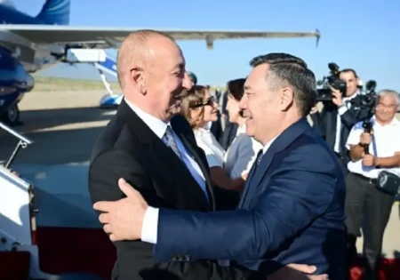 Azərbaycan və Qırğızıstan prezidentləri təltif olundu
