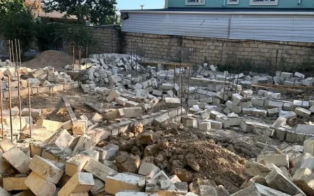 Sığınacaqda peşə məktəbinin tikintisi dayandırıldı: