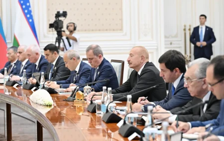 Prezident Özbəkistanda Zəngəzur dəhlizi barədə danışdı
