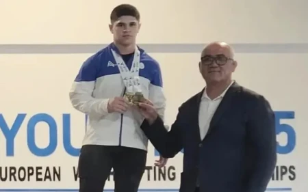 Ağırlıqqaldıranımız Avropa çempionu oldu