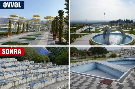 Prezidentin açılış etdiyi park indi görün nə vəziyyətdədir -