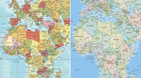 BMT Baş Assambleyası Afrikanın real ölçülərini əks etdirən xəritə hazırlayır