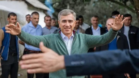 Anar Ələkbərov Pəncəli Teymurovun qardaşı oğlunun toyunda iştirak edib -