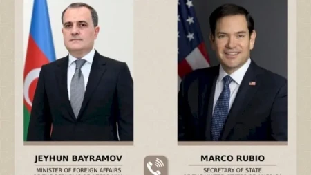 Ceyhun Bayramov Marko Rubio ilə danışıb