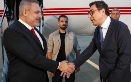 Hakan Fidan Azərbaycandadır -